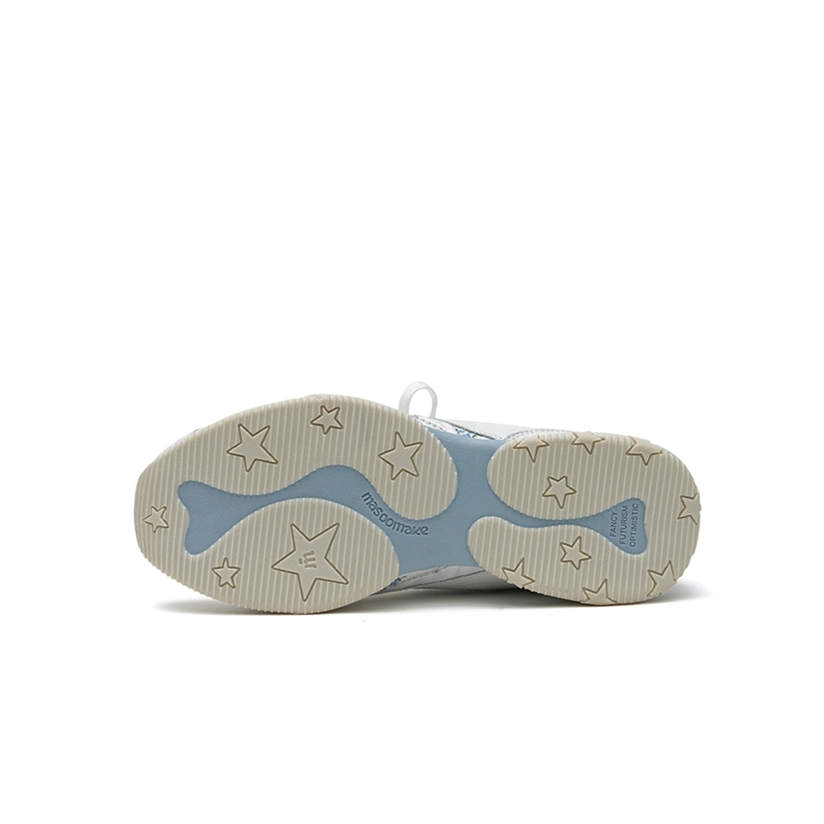 Retro Printed Panel Low Top Sneakers with Star Detail Sole