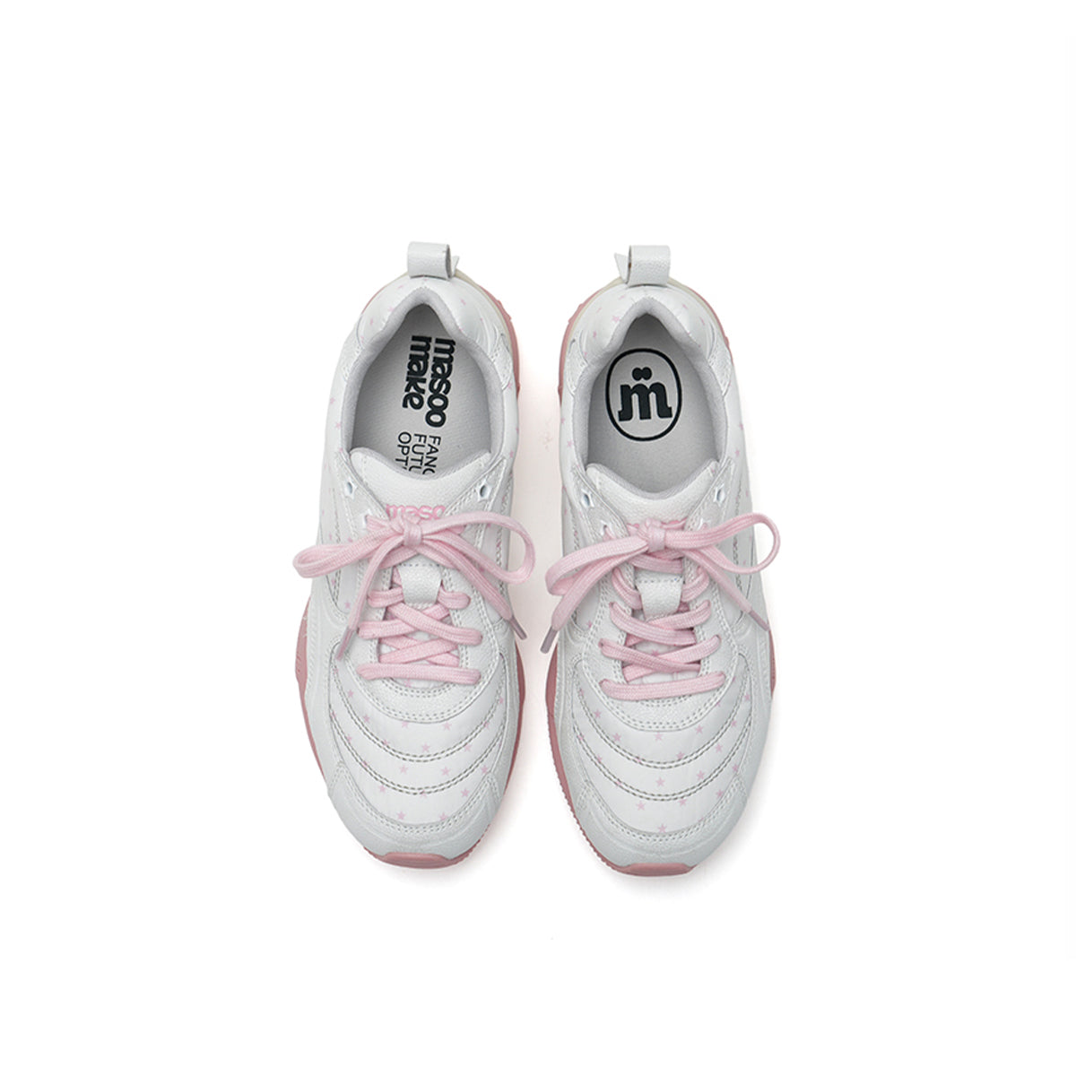 Retro Printed Panel Low Top Sneakers with Star Detail Sole