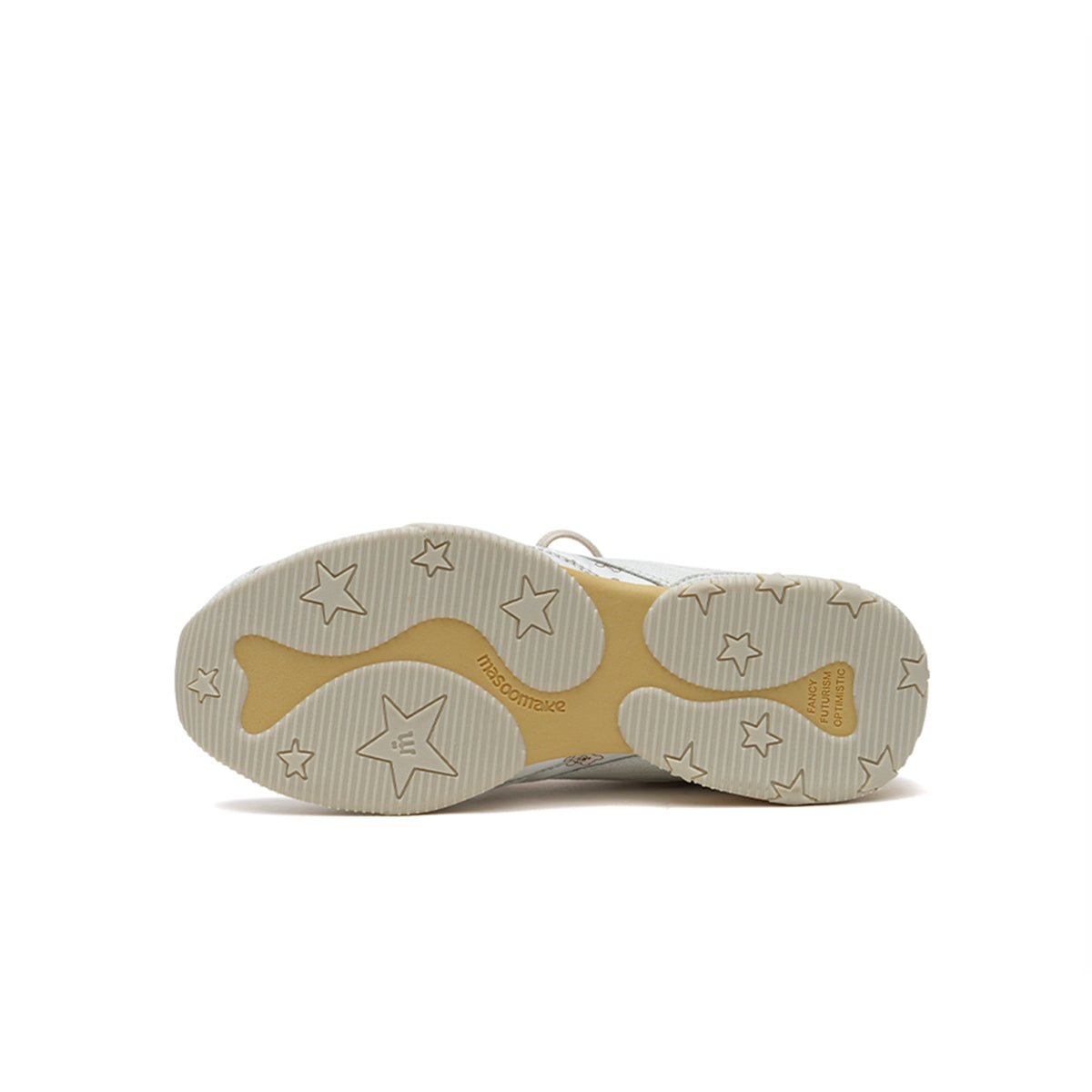Retro Printed Panel Low Top Sneakers with Star Detail Sole