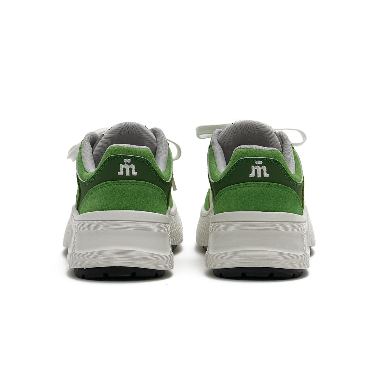 retro vintage sneakers all green 3