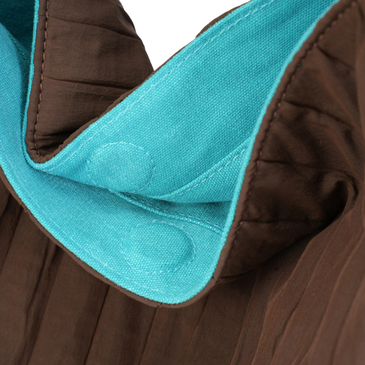 Reversible Pleated Laptop Tote Bag – Dual-Color Large Capacity Shoulder Bag