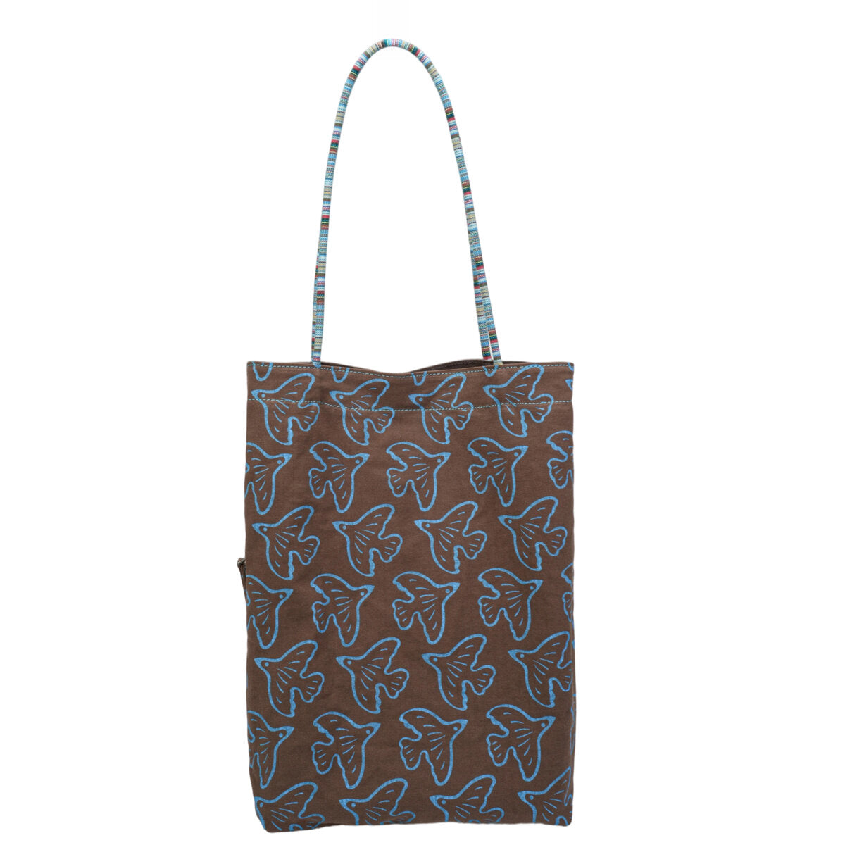 Reversible Ramie Linen Tote Bag – Ultra-Light 2-in-1 Dual-Color Shoulder Bag with Woven Strap
