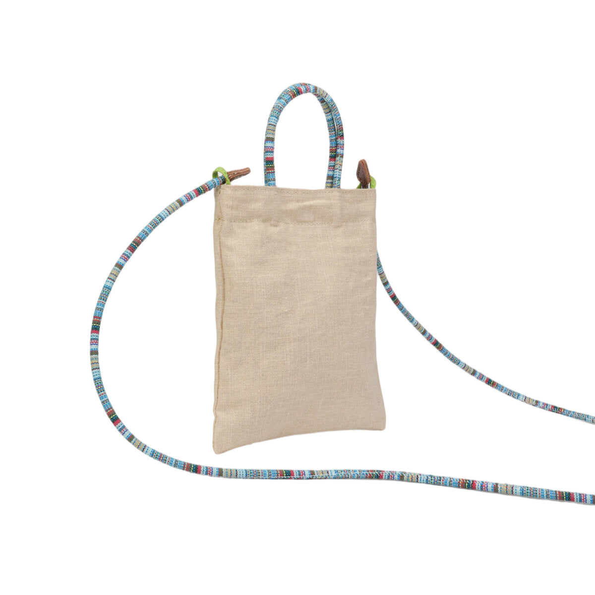 Reversible Ramie Linen Tote Bag – Ultra-Light 2-in-1 Dual-Color Shoulder Bag with Woven Strap
