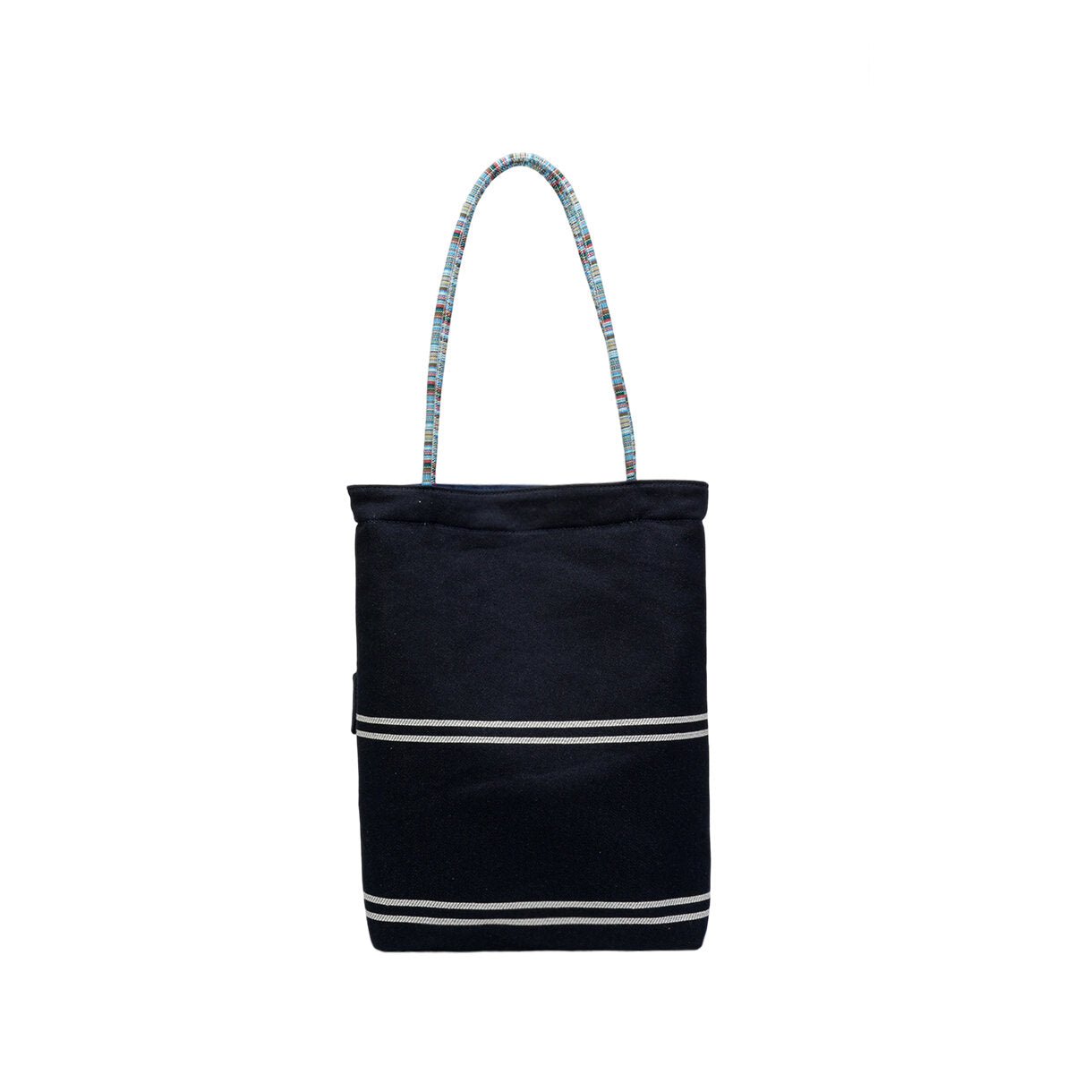 Reversible Ramie Linen Tote Bag – Ultra-Light 2-in-1 Dual-Color Shoulder Bag with Woven Strap