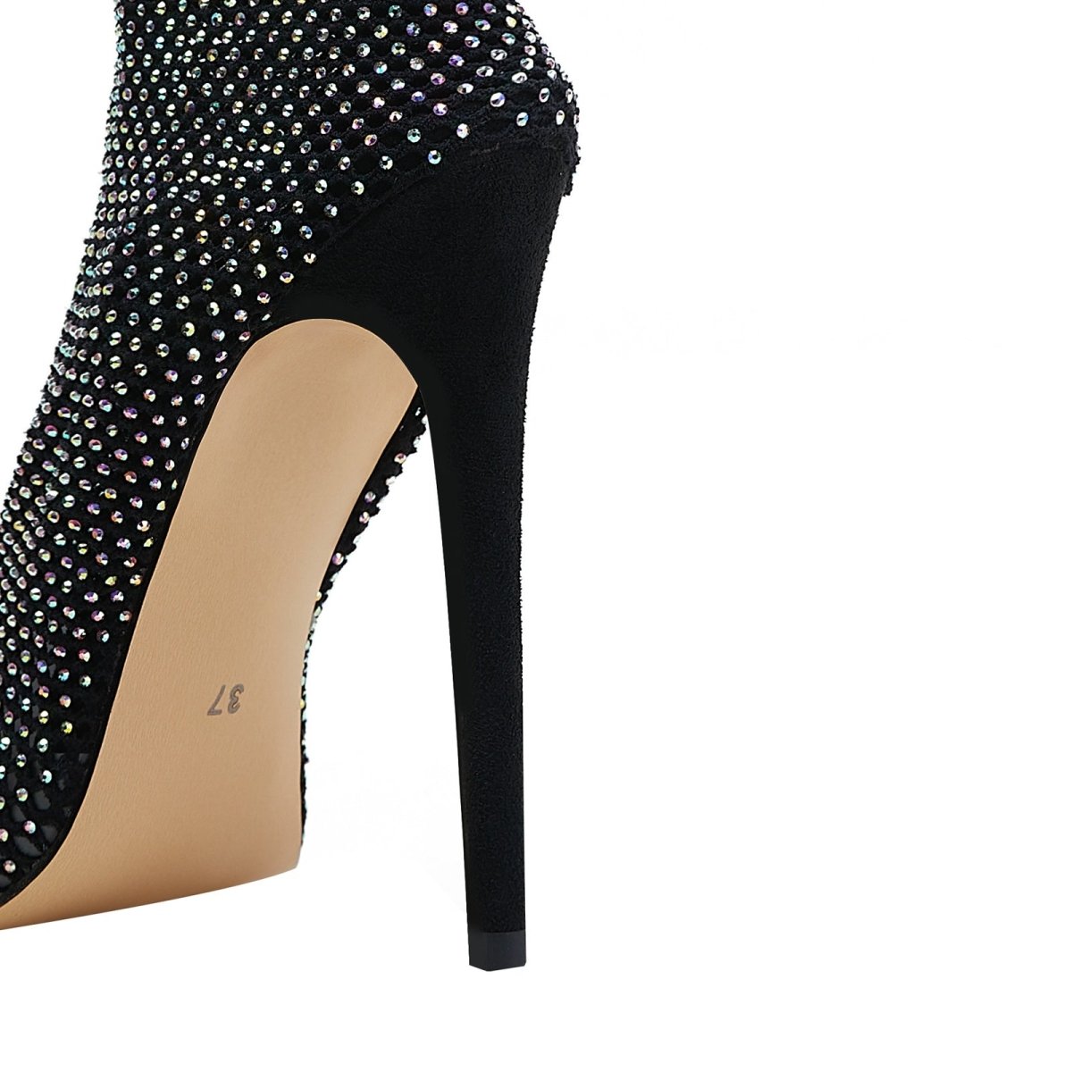 rhinestone - mesh - bling - pointed - toe - sock - boots_all_black_6.jpg