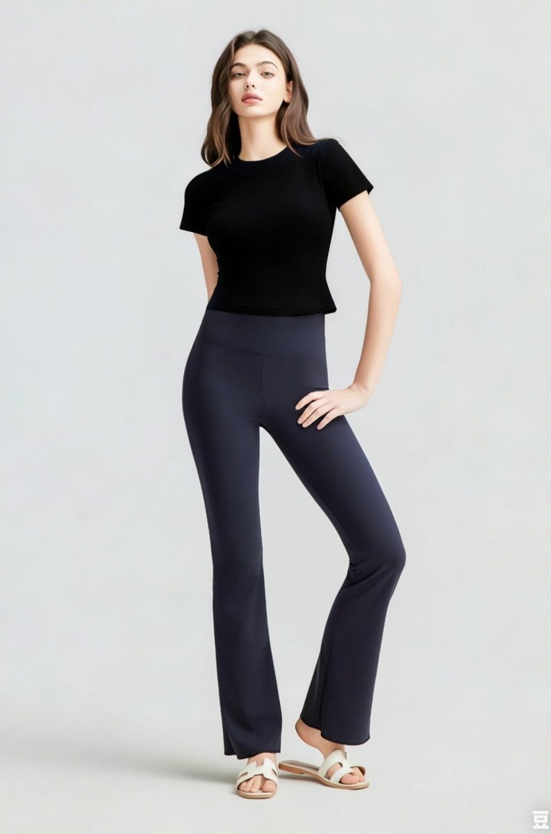 Ribbed Short Sleeve Built - In Padded Bra Crop Top