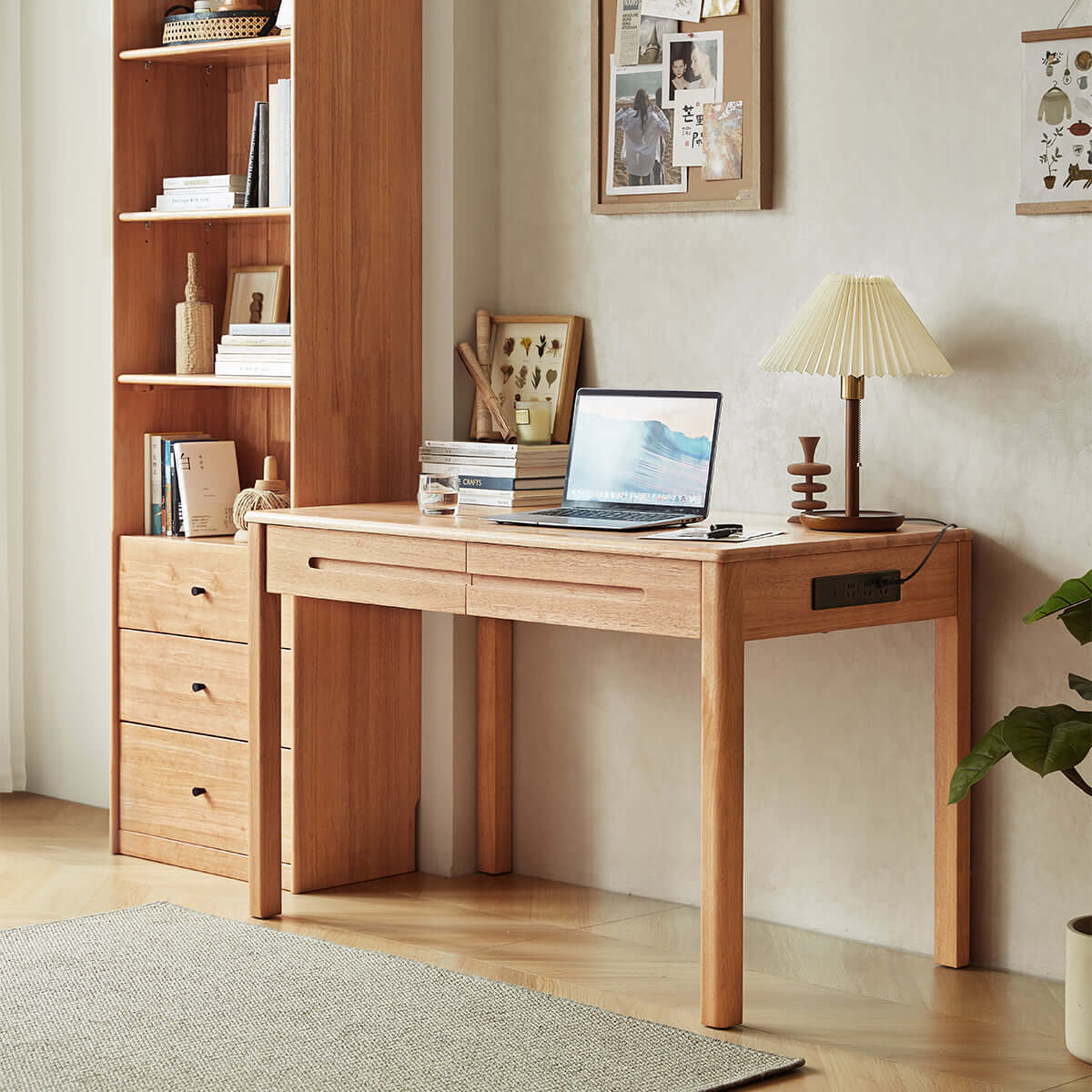 Ridge Organic Study Table | Work Desks for Home Office | 0cm