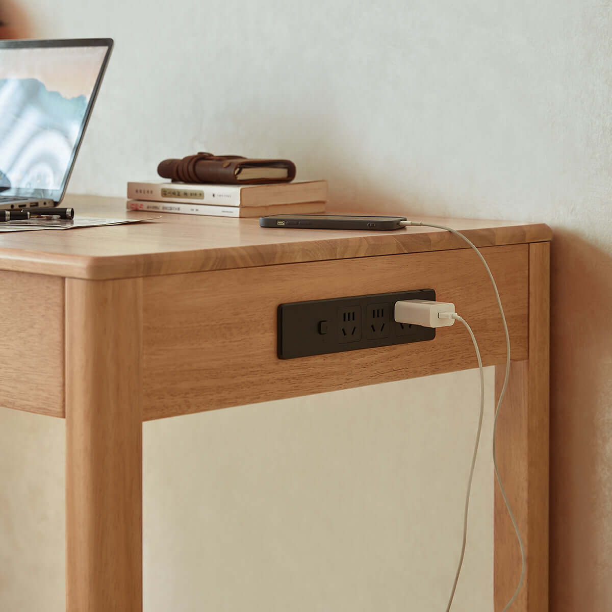 ridge organic study table 1.2m natural 2