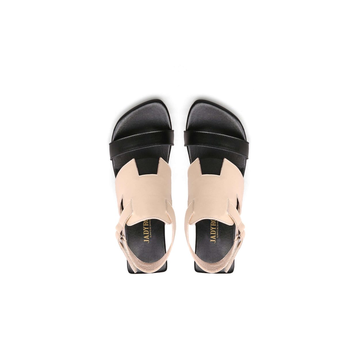roman ankle strap leather sandals all apricot 6