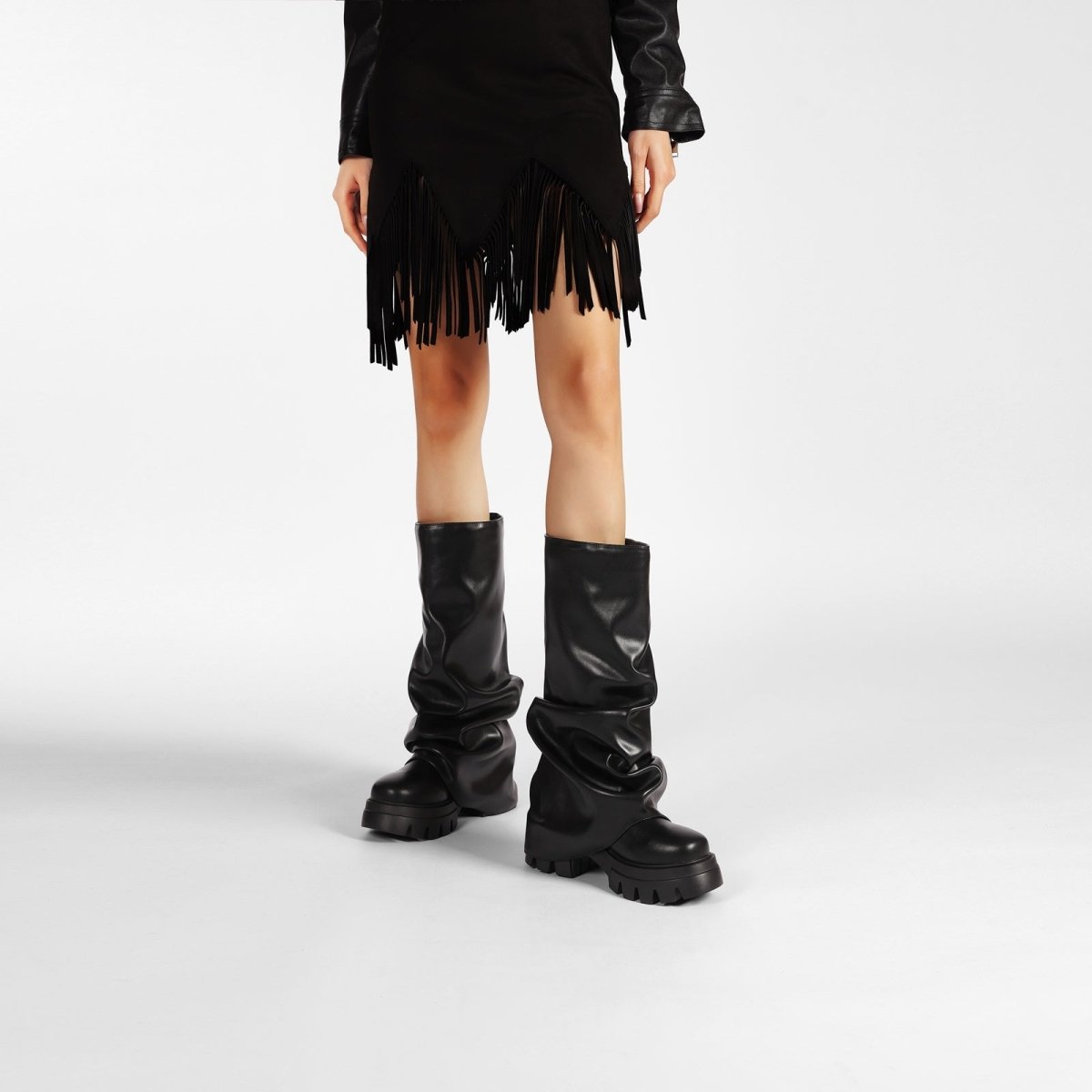 ruched - leather - round - toe - boots_all_black_1.jpg