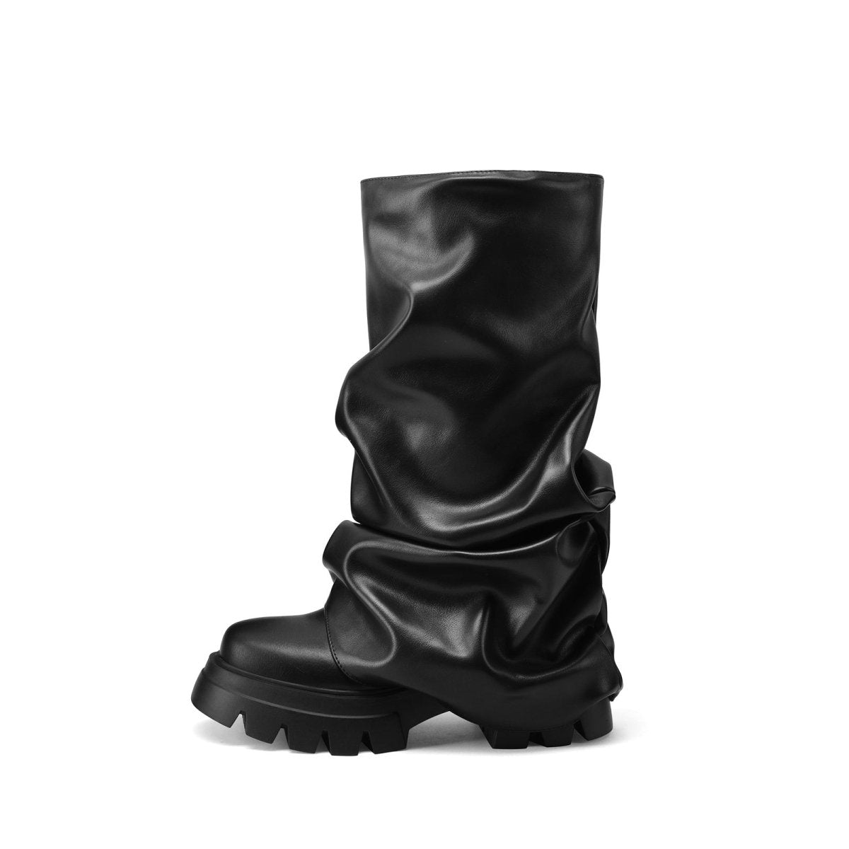 ruched - leather - round - toe - boots_all_black_2.jpg