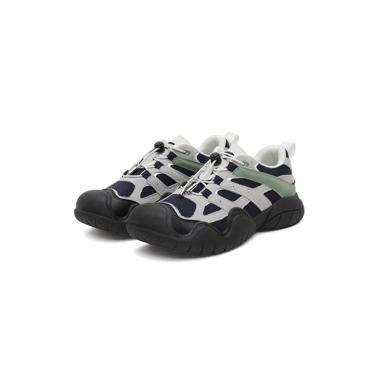 rugged hiking sneakers all navy 2