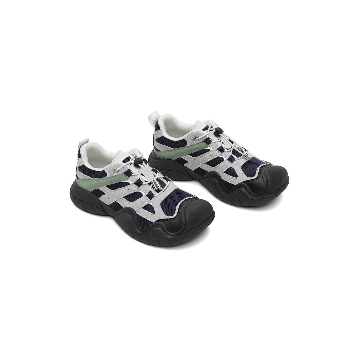 rugged hiking sneakers all navy 3