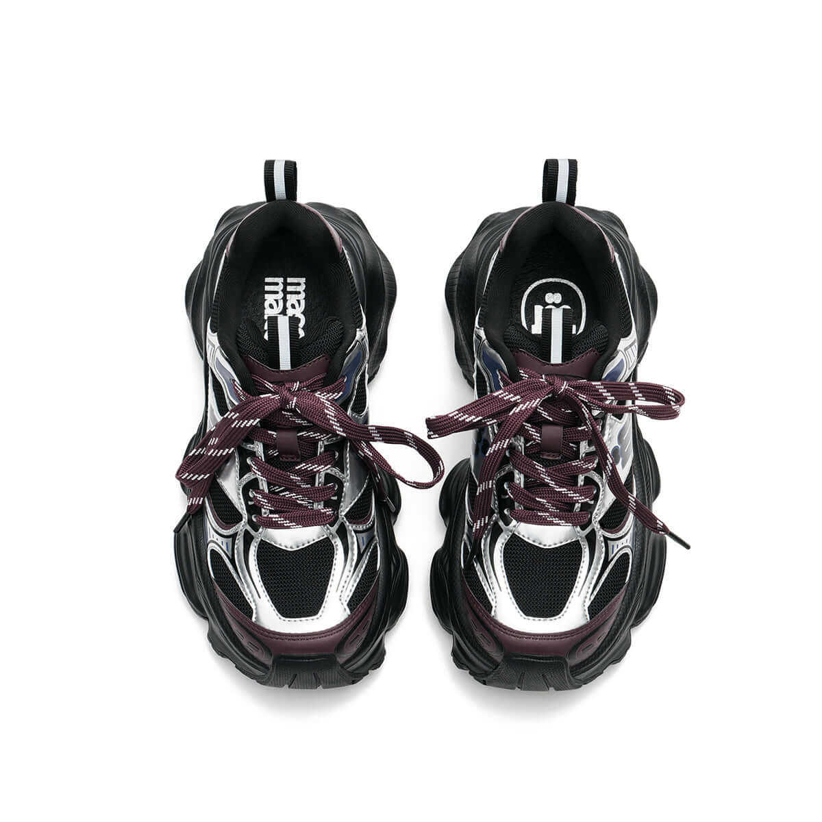 rugged platform sneakers all maroon 5