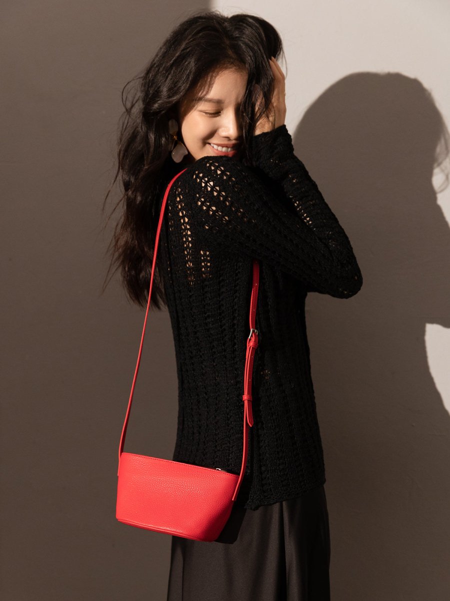 Samantha Zip Top Crossbody Shoulder Bag - 0cm