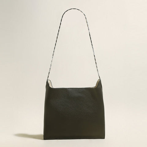 Sandra Leather Shoulder Bucket Bag