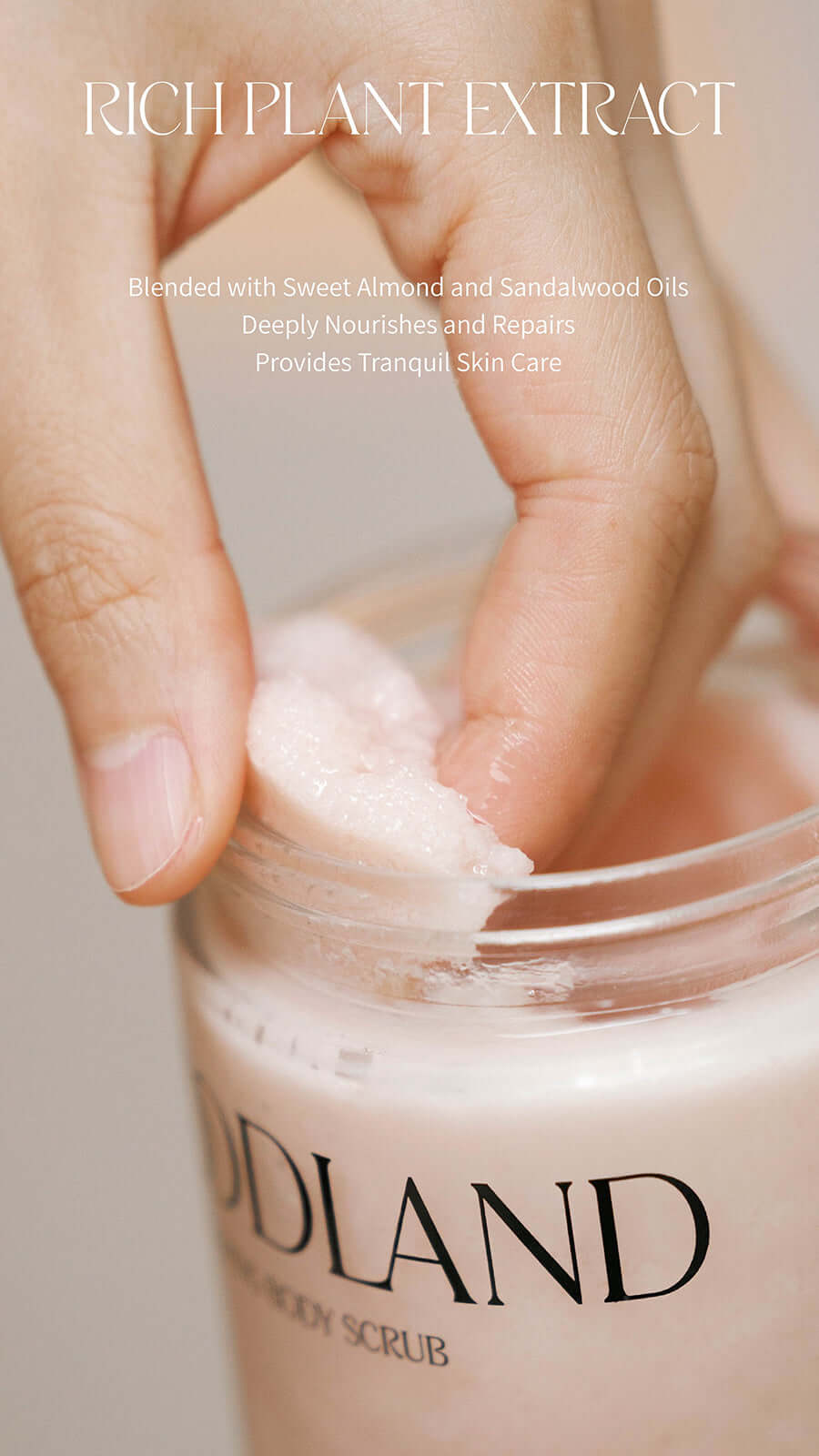 sea salt glowing body scrub woodland 6