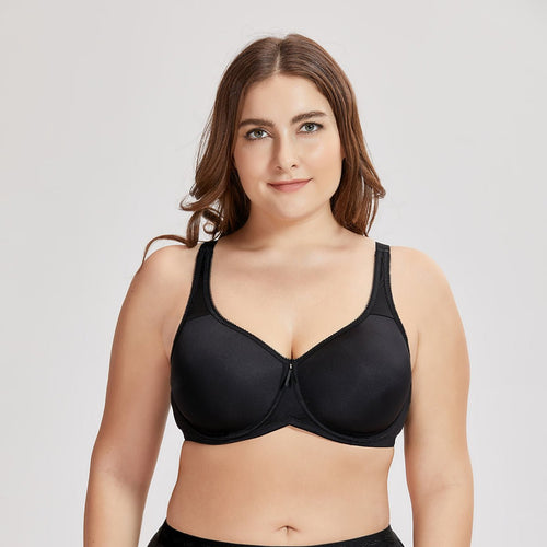 Seamless Full Coverage Padded Underwire T-Shirt Bra