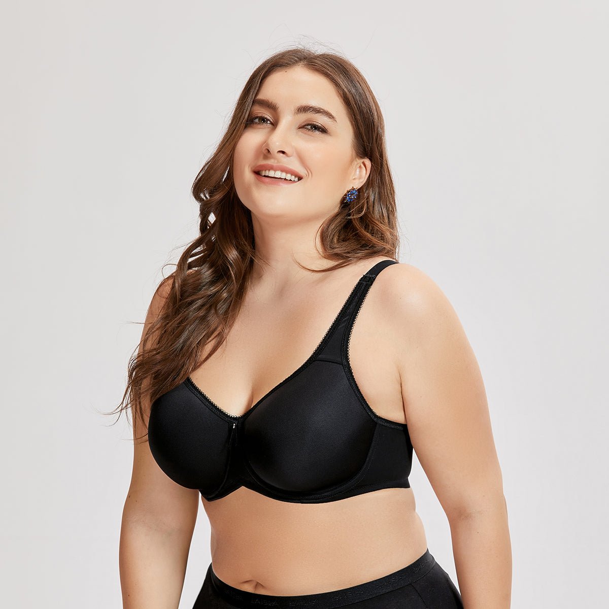 Seamless Full Coverage Padded Underwire T-Shirt Bra