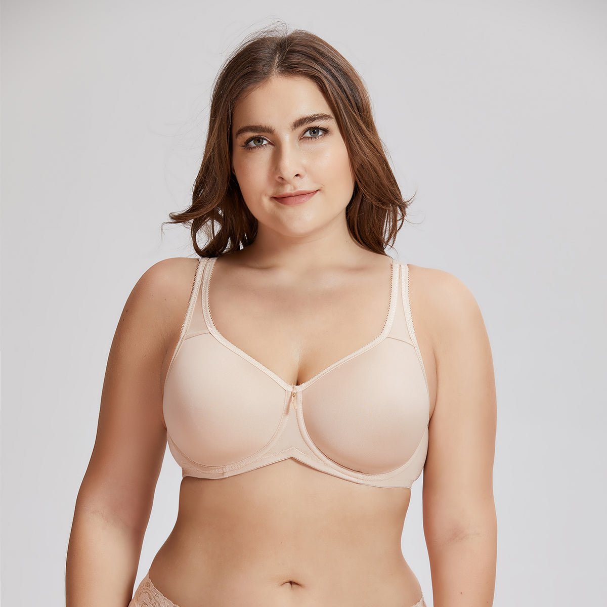 Seamless Full Coverage Padded Underwire T-Shirt Bra