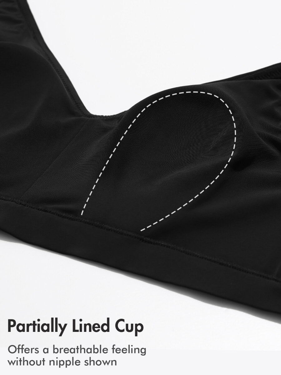 Seamless Full Coverage Wirefree Comfort Bralette