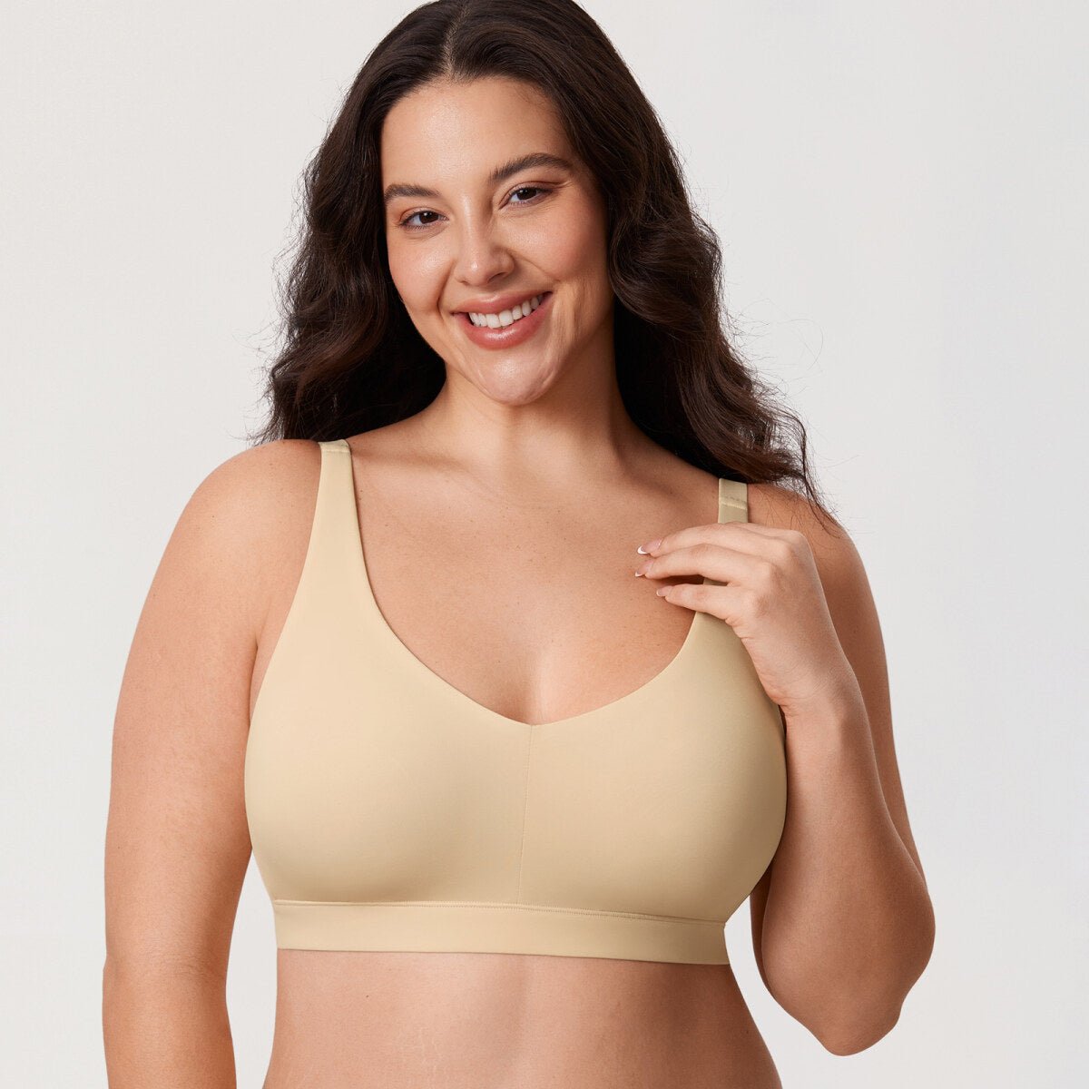 Seamless Full Coverage Wirefree Comfort Bralette