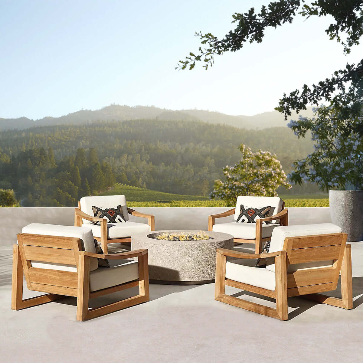 Sebastian Resort Teak Sofa - 0cm