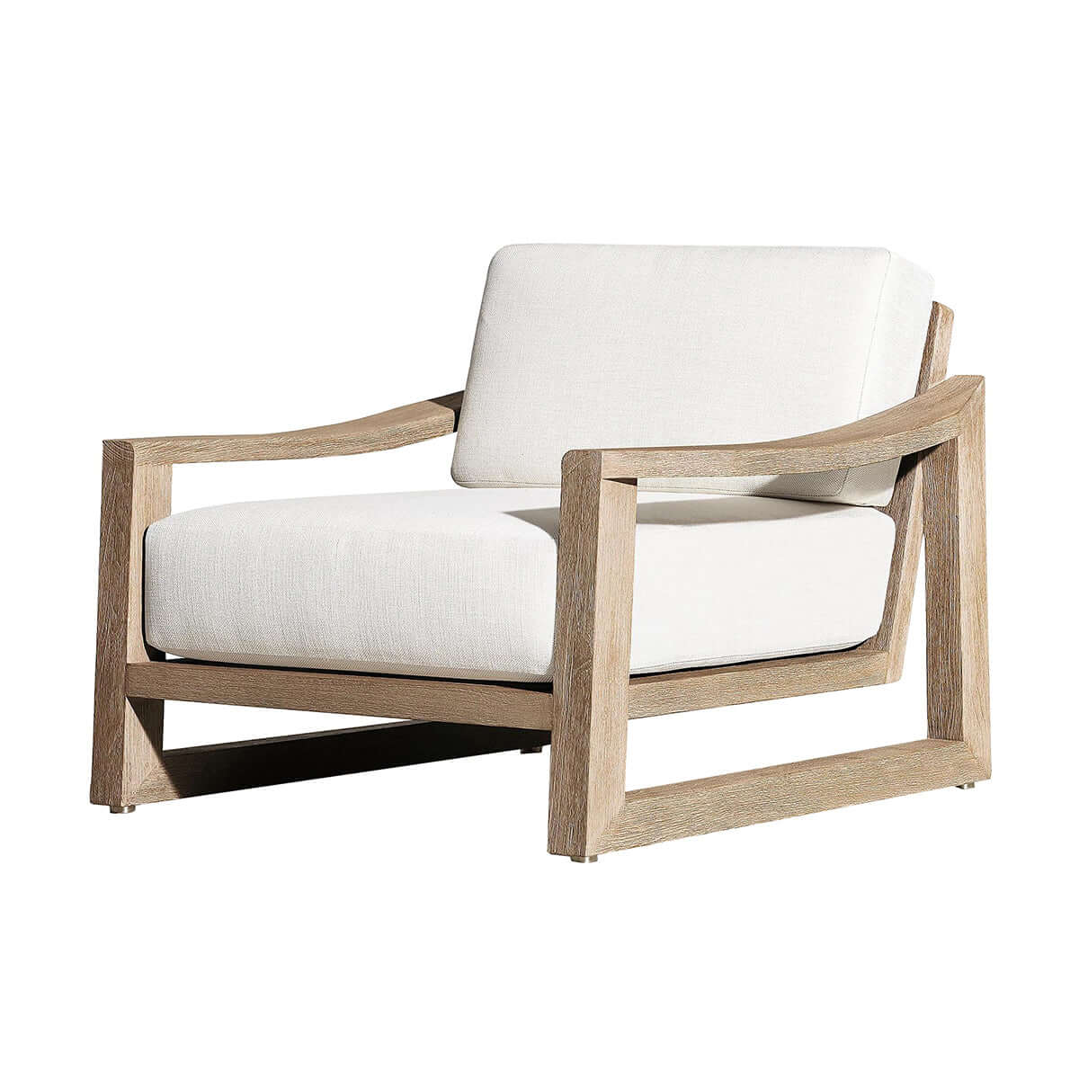 sebastian resort teak sofa single mocha 1