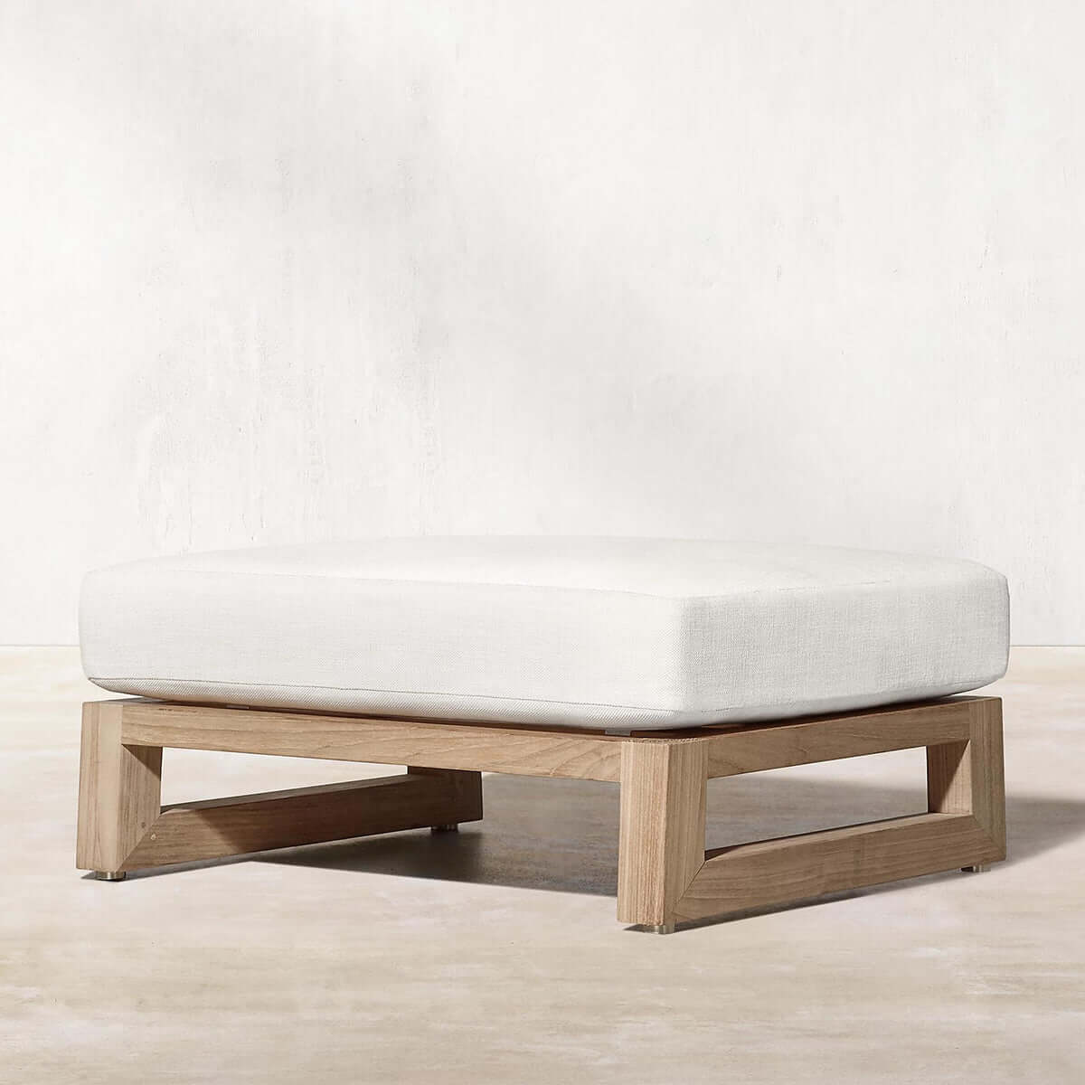 sebastian teak ottoman sofa mocha 2