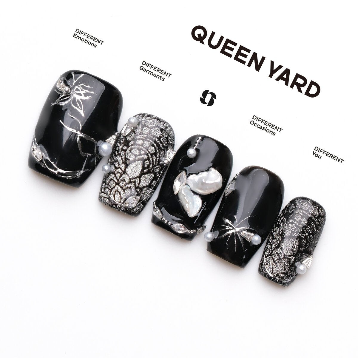 Secret Garden 3D Press-On Nails