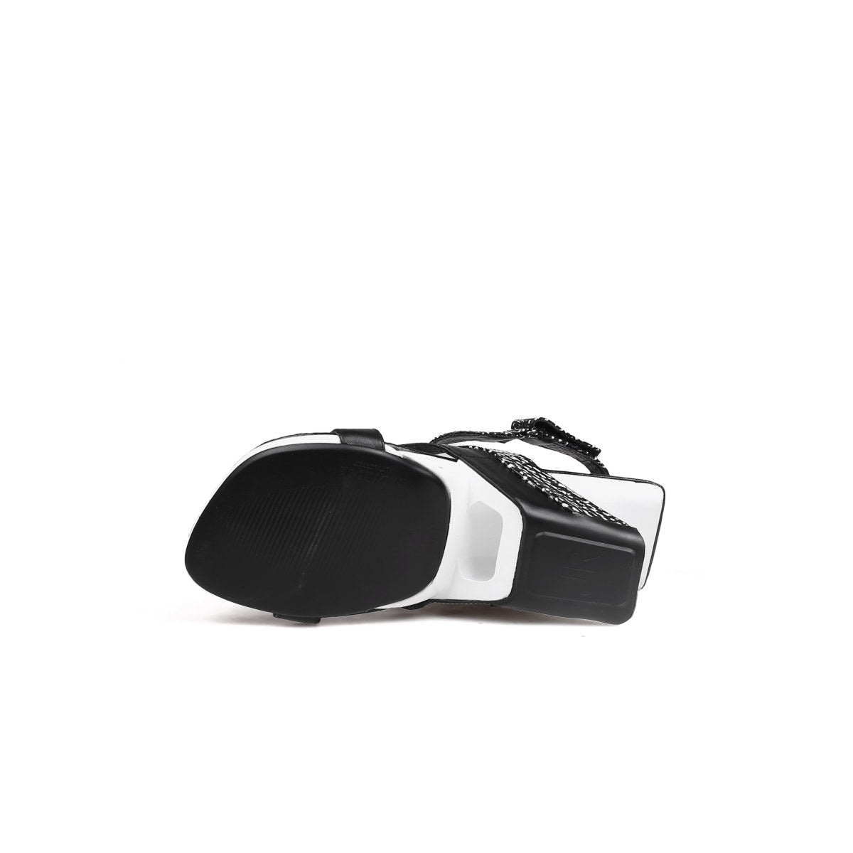 sexy criss cross ankle strap high heels all black 6