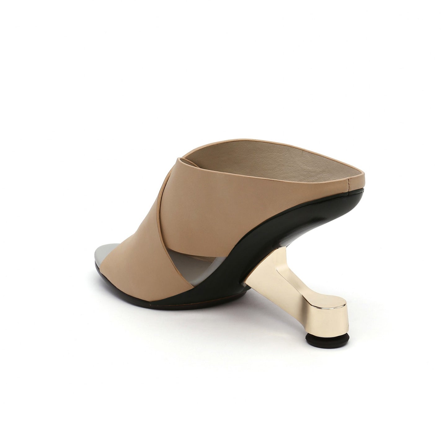 sexy open toe ankle mules all apricot 4