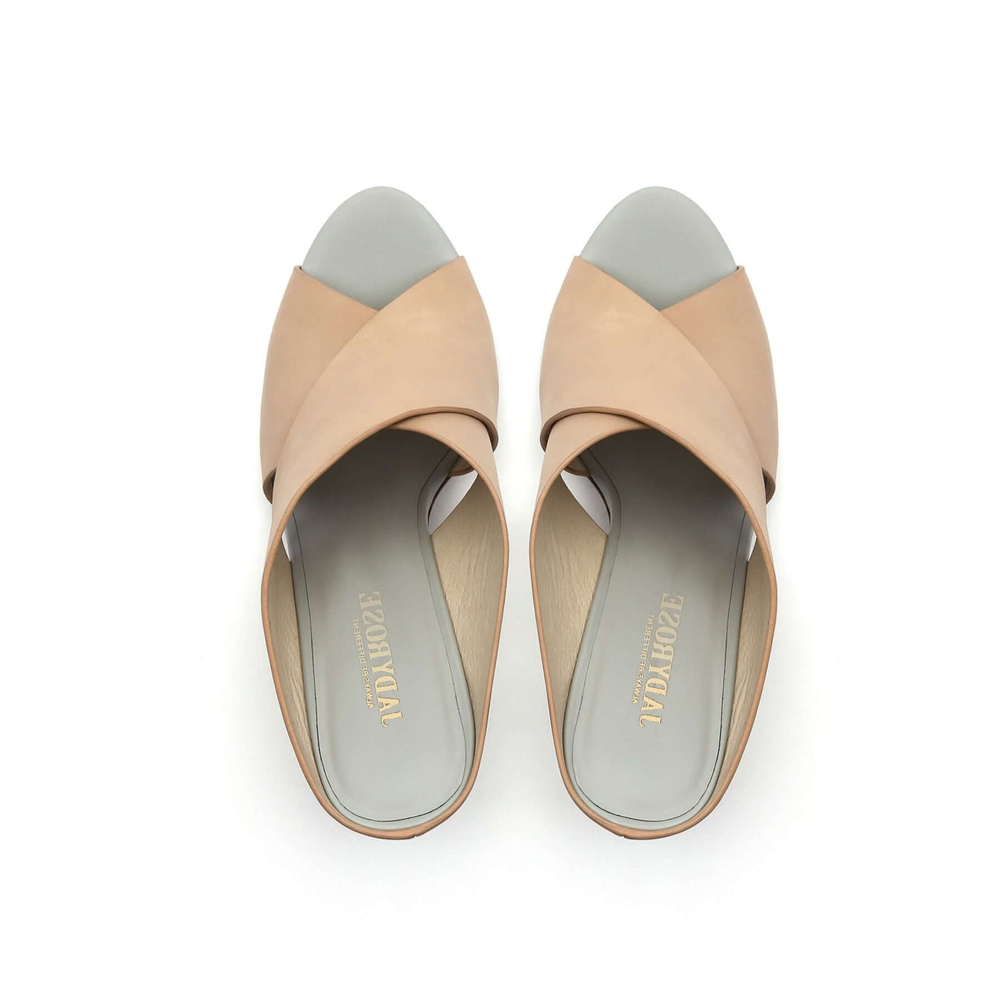 sexy open toe ankle mules all apricot 6