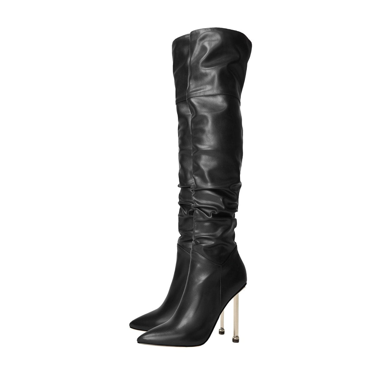 sexy - pointed - toe - black - ruched - knee - high - boots_all_black_5.jpg