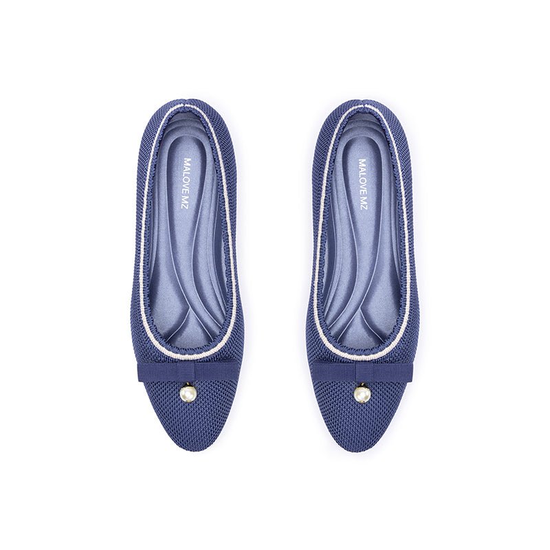 Shallow Wedge Comfortable Soft Sole Work Shoes - 0cm