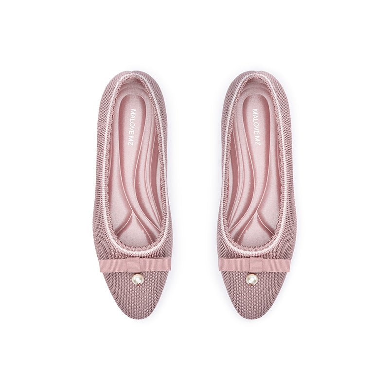 Shallow Wedge Comfortable Soft Sole Work Shoes - 0cm