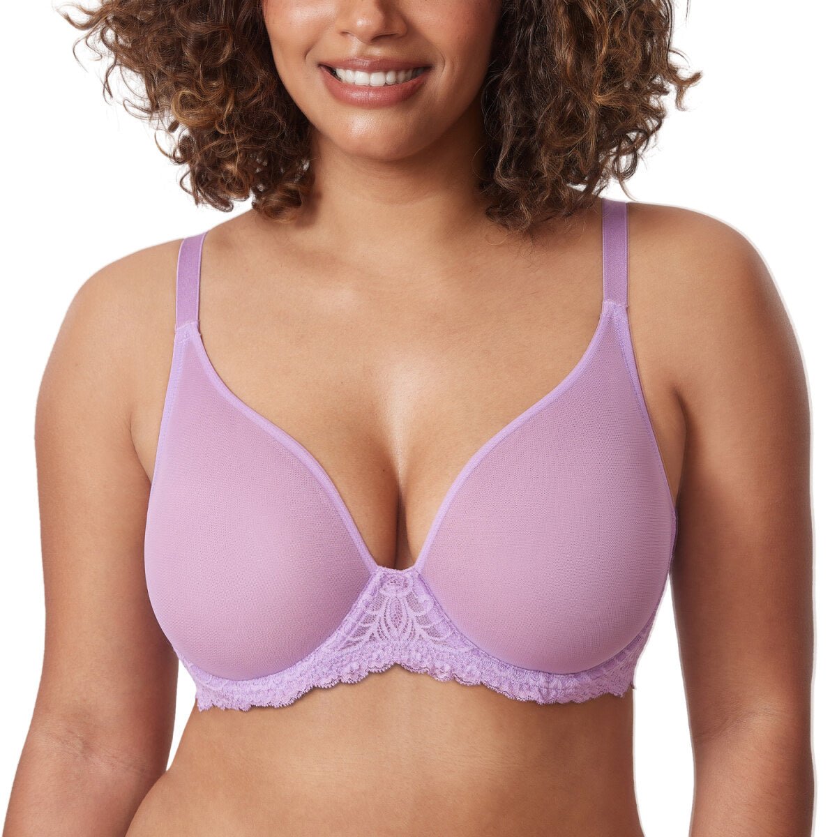 Sheer Mesh Full Coverage Underwire Bra