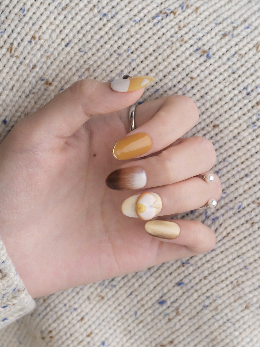 Shiba Pup 3D Press-On Nails