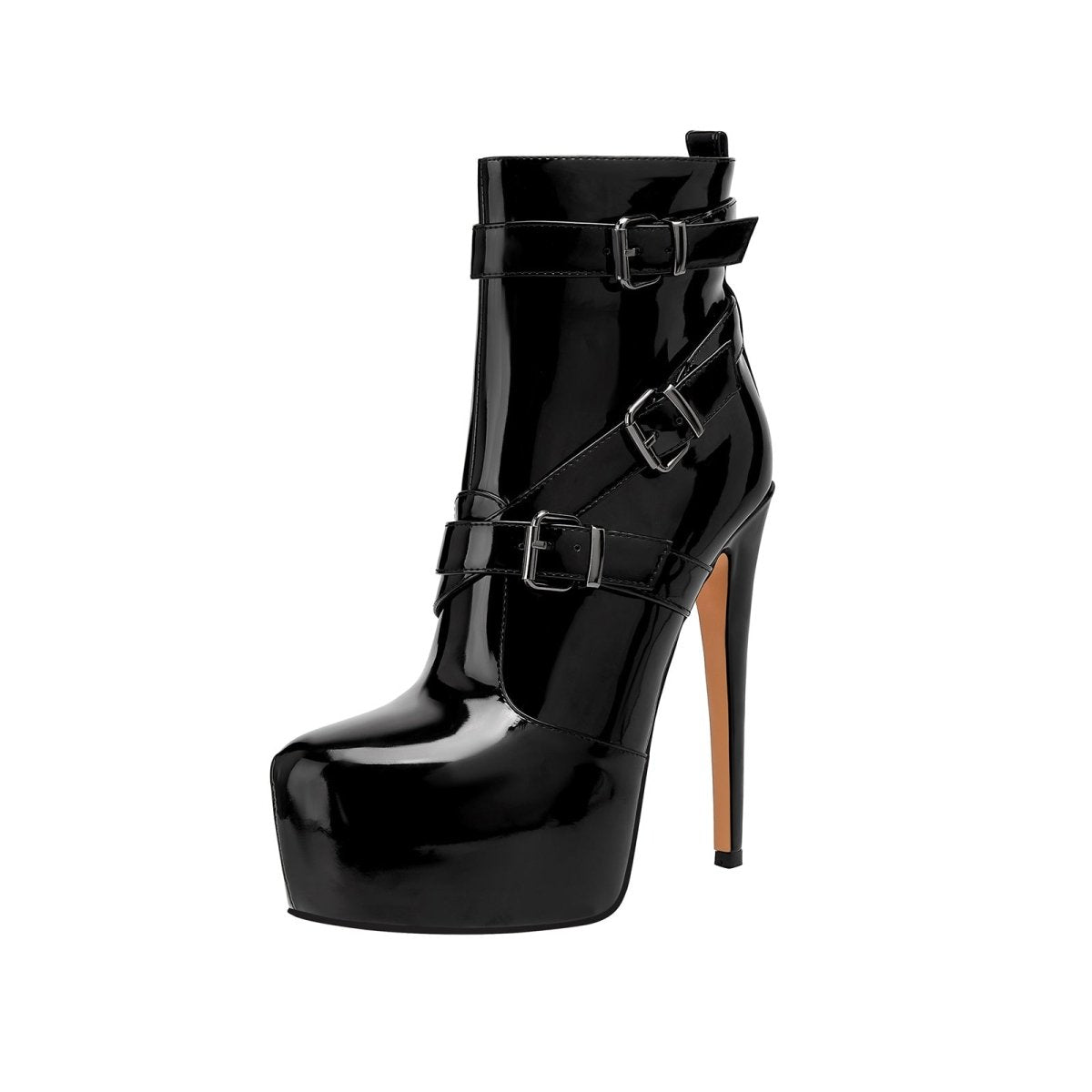 shiny - black - leather - buckle - vinyl - ankle - boots_all_black_3.jpg
