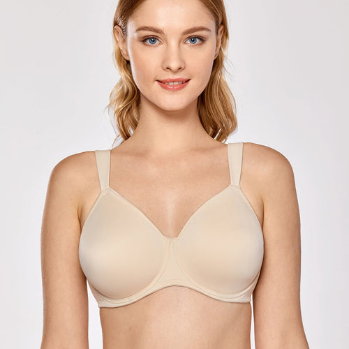 Side Boning Minimizer Full Coverage Underwire Bra (Non - Padded Support)