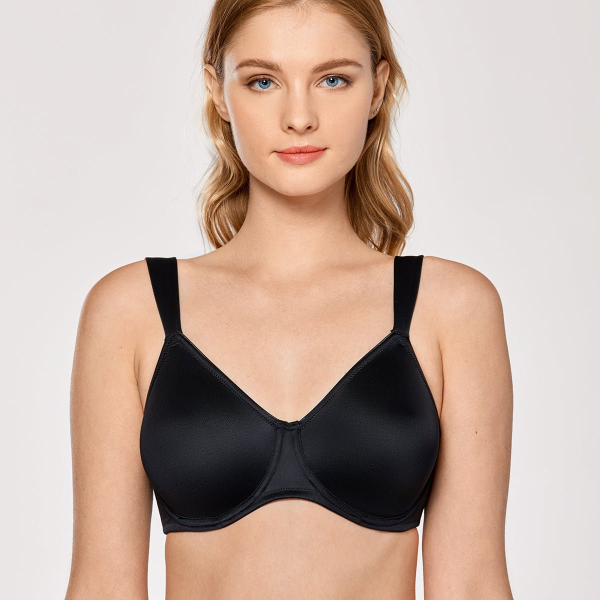 Side Boning Minimizer Full Coverage Underwire Bra (Non - Padded Support)