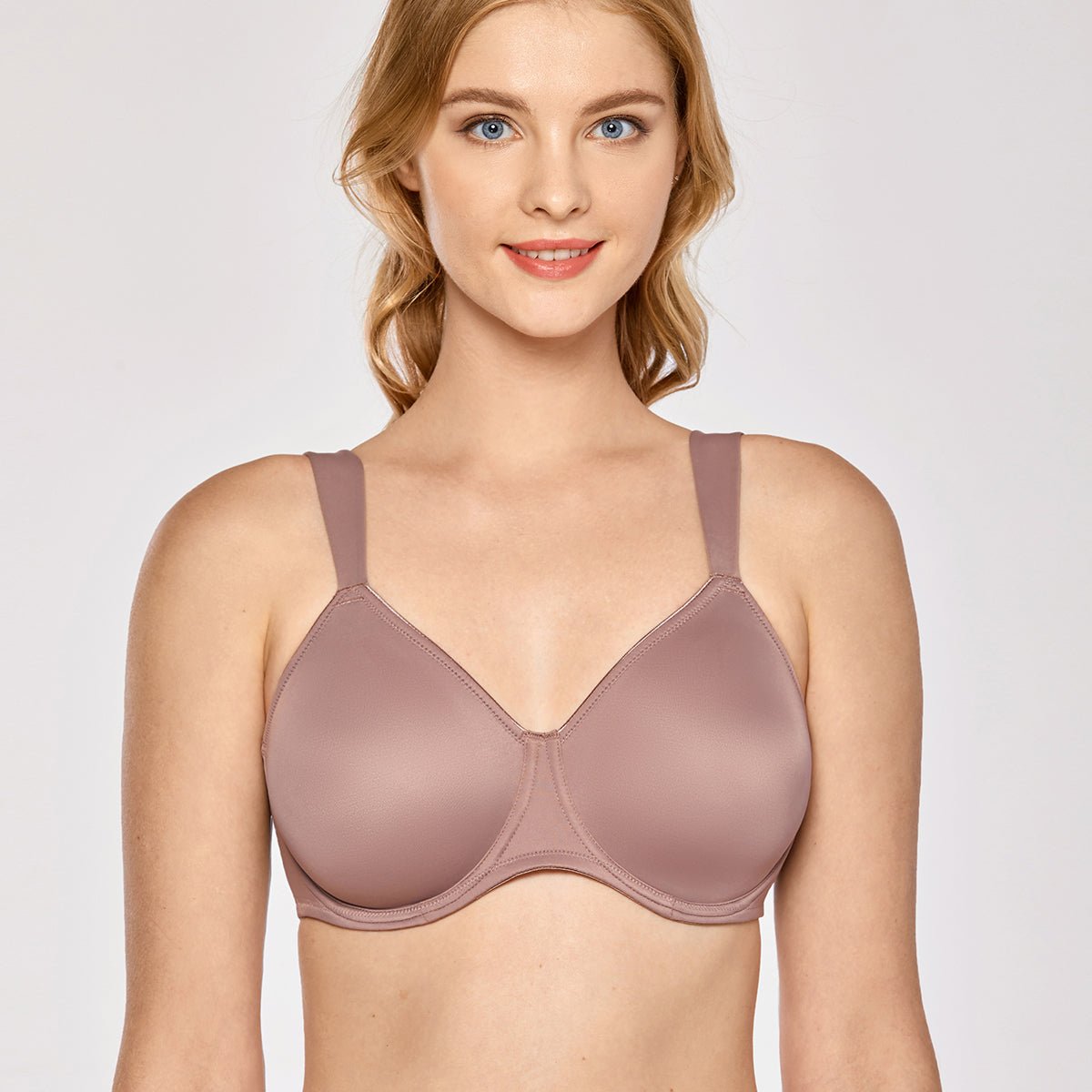 Side Boning Minimizer Full Coverage Underwire Bra (Non - Padded Support)