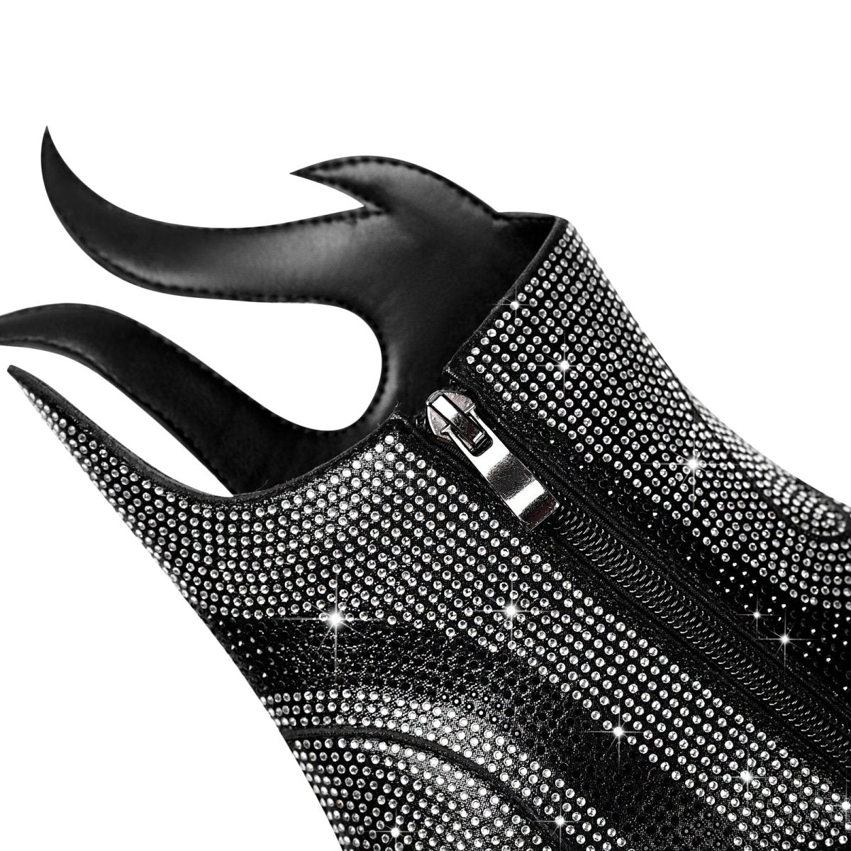 silver - embellished - flame - black - ankle - boots_all_black_7.jpg