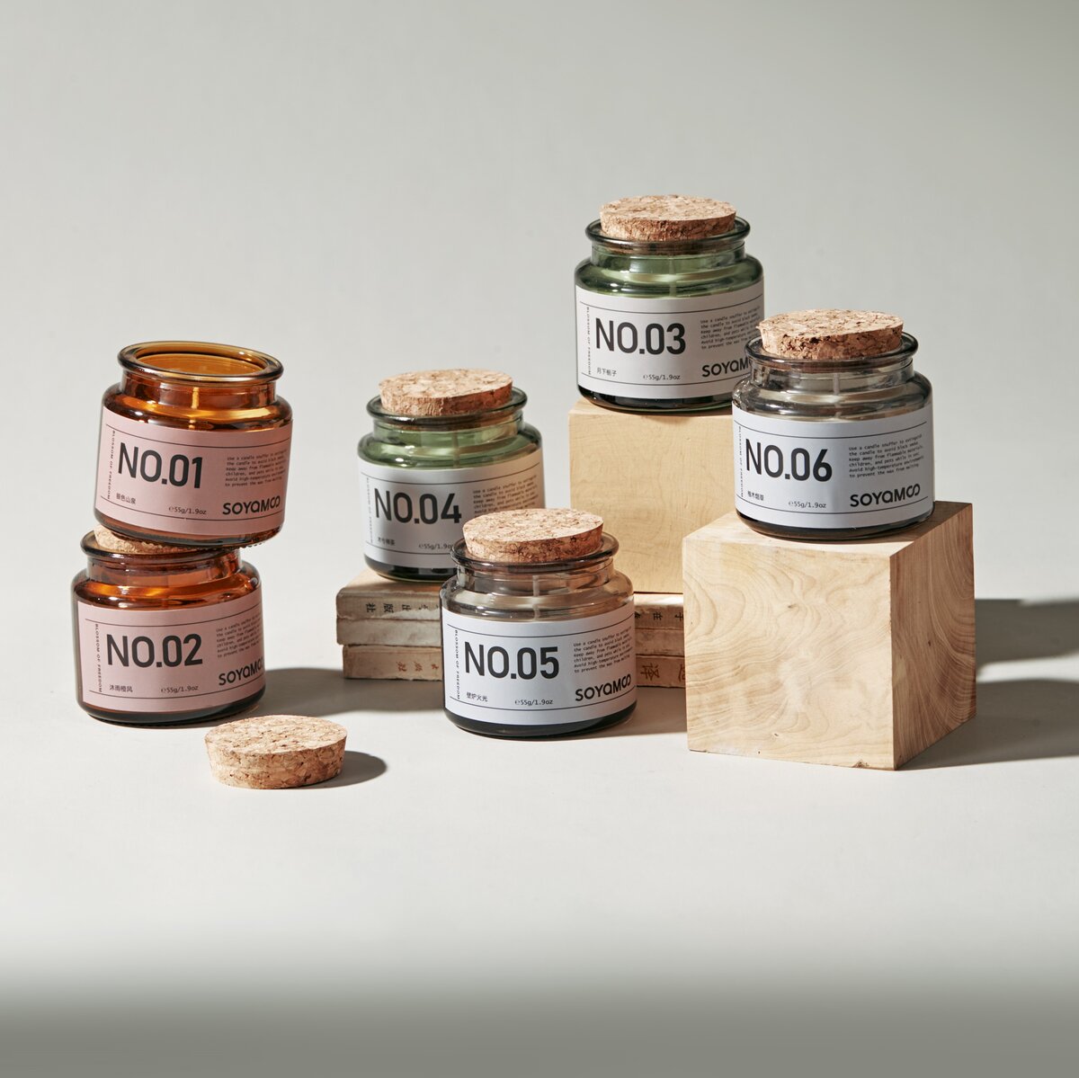 Silver Mountain Spring Apothecary Glass Jar Candle