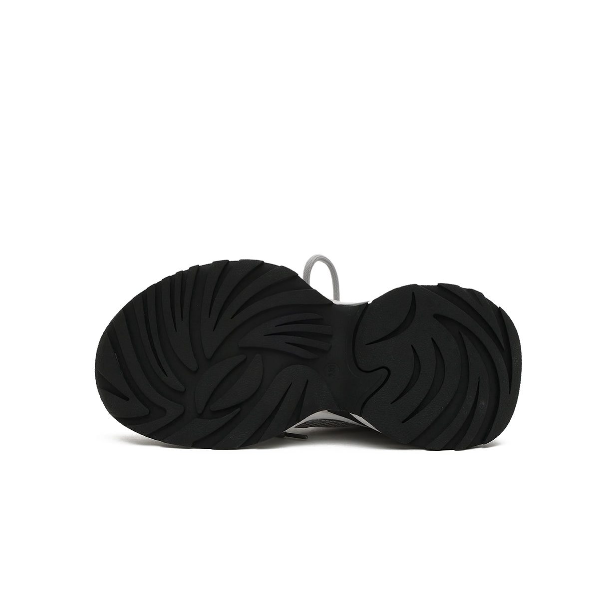 silver thick sole athletic shoes all silver 4