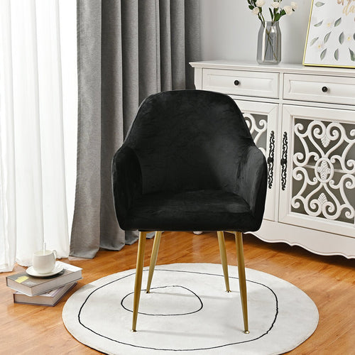 Silverfox Velvet Stretch Curved Chair Slipcover – Elastic Armchair Cover