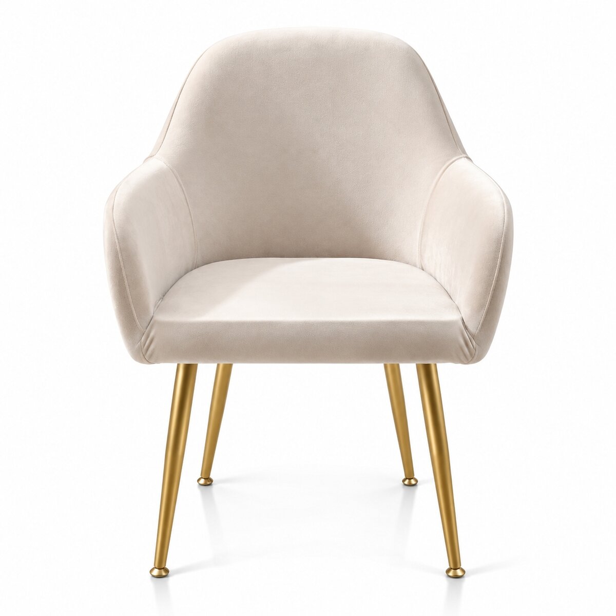 Silverfox Velvet Stretch Curved Chair Slipcover – Elastic Armchair Cover
