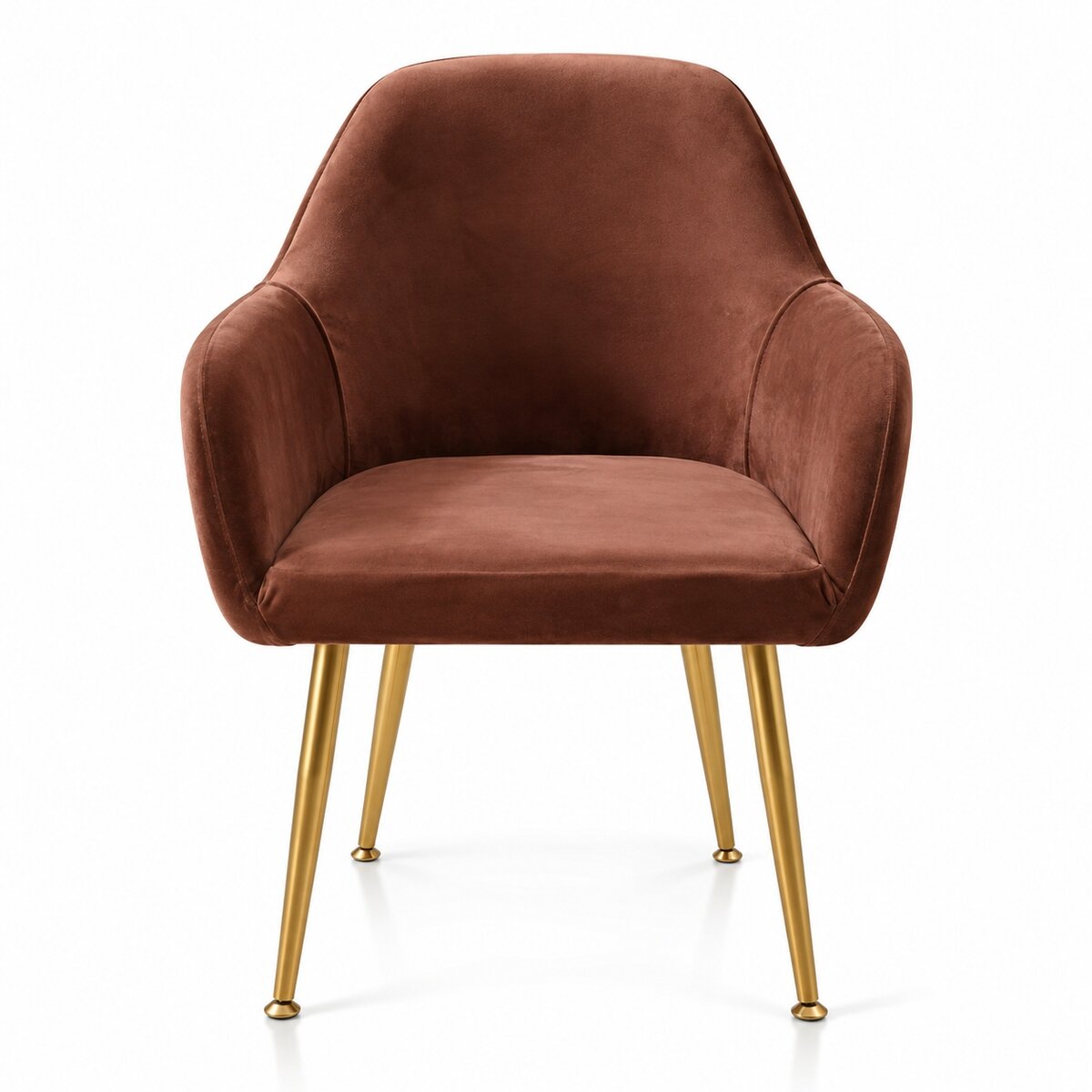 Silverfox Velvet Stretch Curved Chair Slipcover – Elastic Armchair Cover