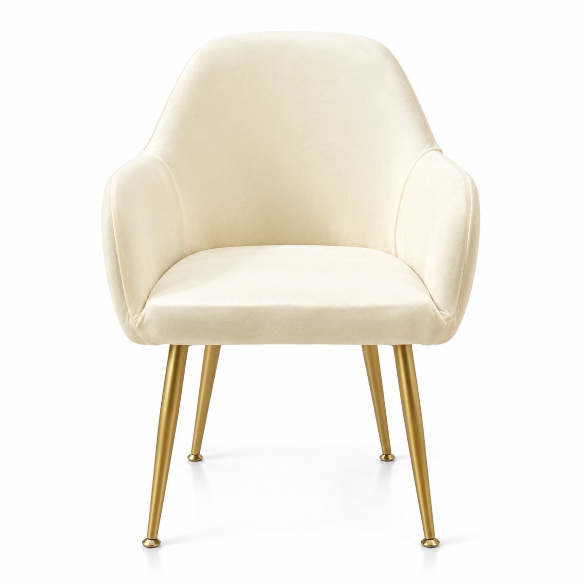 Silverfox Velvet Stretch Curved Chair Slipcover – Elastic Armchair Cover