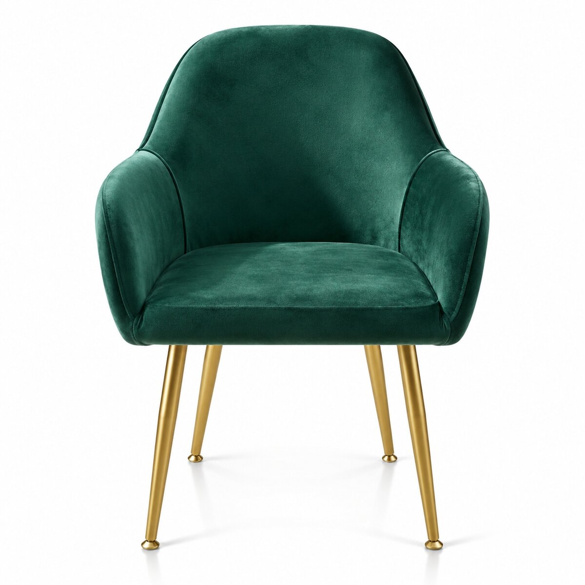 Silverfox Velvet Stretch Curved Chair Slipcover – Elastic Armchair Cover